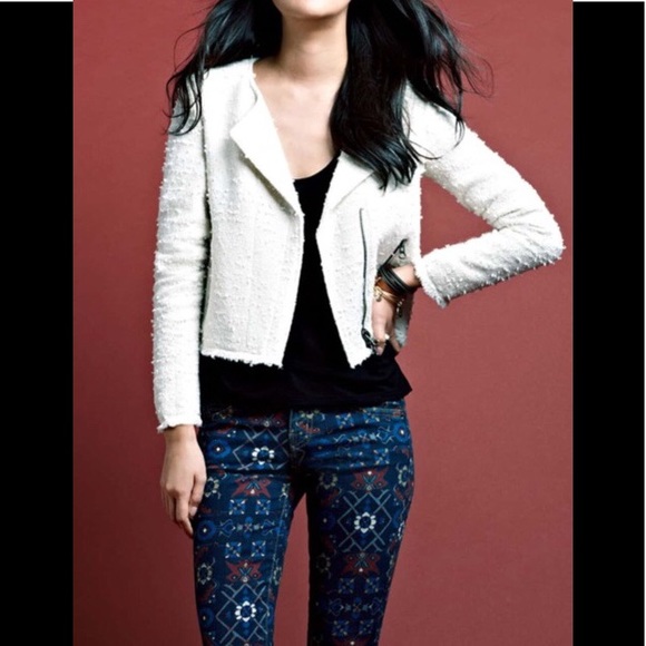 Truth and Pride Bouclé Biker/ Moto Jacket - Picture 3 of 8